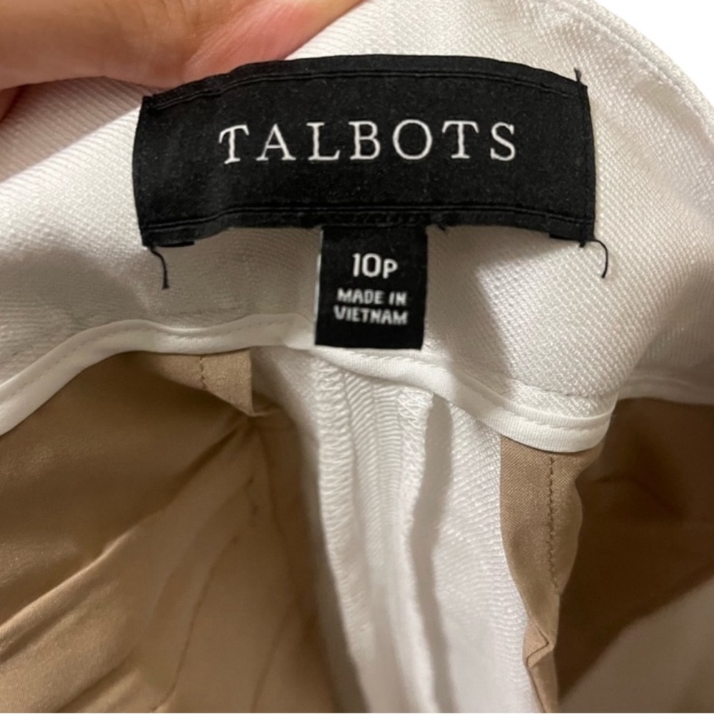Talbots White womens Pants - Picture 3 of 3
